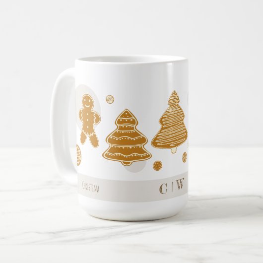 GingerBrood Cookies Koffiemok (Voorkant links)