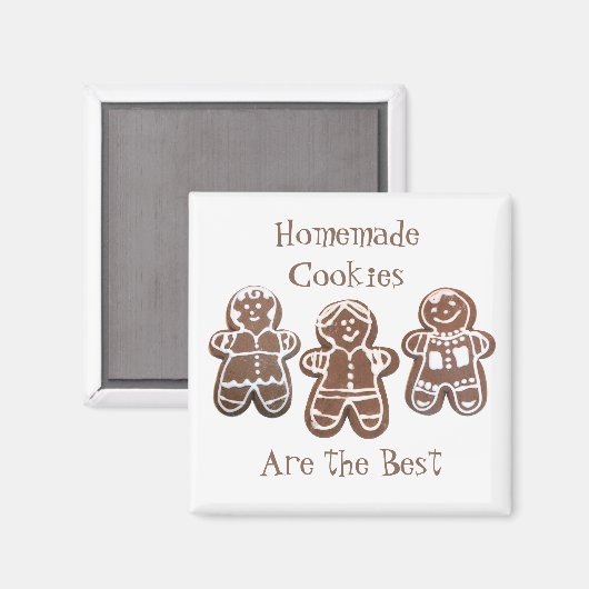 Gingerbrood Cookies Magnet (Voorkant / Achterkant)