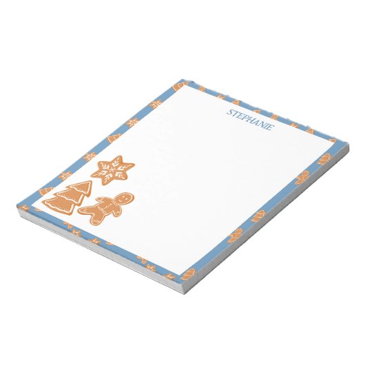 GingerBrood Cookies Notitieblok (Linkerzijde)