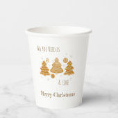 GingerBrood Cookies Papieren Bekers (Voorkant)