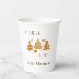 GingerBrood Cookies Papieren Bekers