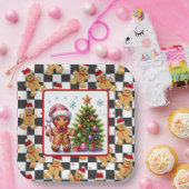 GingerBrood Cookies Papieren Bordje (Feest)