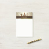 GingerBrood Cookies Post-it® Notes (Op bureau)