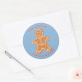 GingerBrood Cookies Ronde Sticker (Envelop)