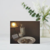 Gingerbrood Cookies Santa Claus Feestdagenkaart (Staand voorkant)