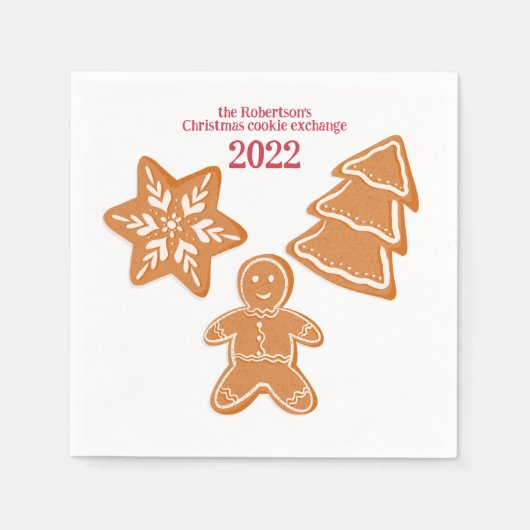 GingerBrood Cookies Servet (Voorkant)