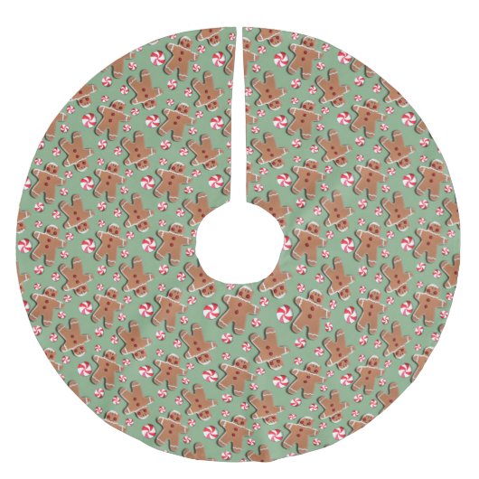 Gingerbrood Cookies Snoepjes Green Kerstboom Rok (Voorkant)