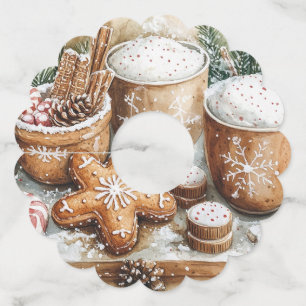 GingerBrood Cookies Wijnglaslabel