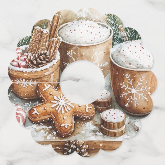 GingerBrood Cookies Wijnglaslabel (Voorkant)