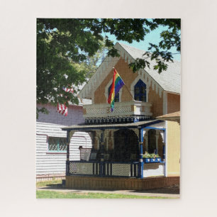 Gingerbrood Cottage en Pride - Martha's wijntuin Legpuzzel