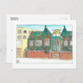Gingerbrood Court Briefkaart (Voorkant / Achterkant)