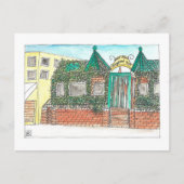 Gingerbrood Court Briefkaart (Voorkant)