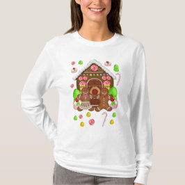 Gingerbrood Crazy TShirt - Fun Kerstmis T Shirt