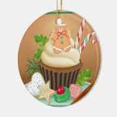 Gingerbrood Cupcake Ornament (Links)