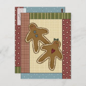 GingerBrood Delights Briefkaart (Voorkant / Achterkant)