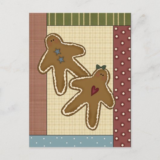 GingerBrood Delights Briefkaart (Voorkant)