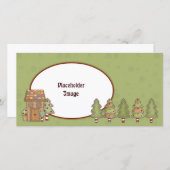 Gingerbrood en bomen (Voorkant / Achterkant)