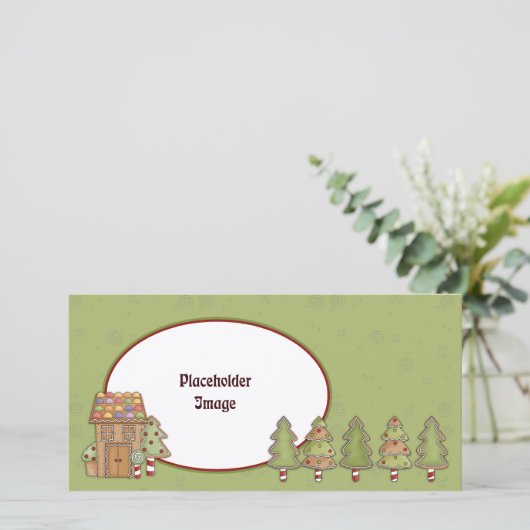 Gingerbrood en bomen (Staand voorkant)