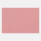 Gingerbrood en Candy Cane Stripe 3-coördinaten Inpakpapier Vel (Voorkant 2)