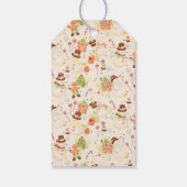 Gingerbrood en Snowman Cadeaulabel (Achterkant)