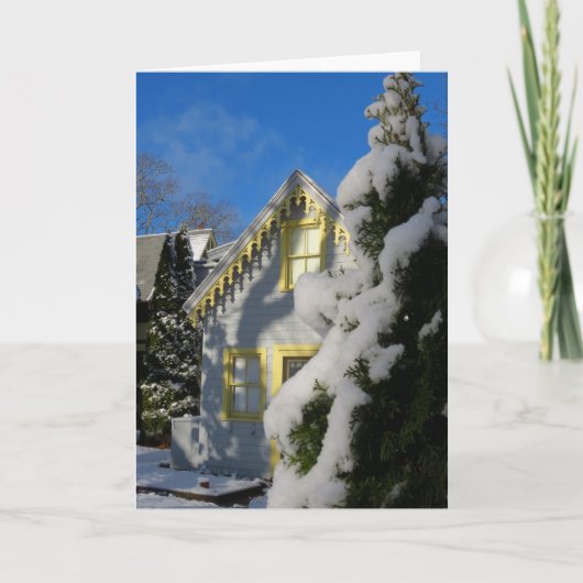 Gingerbrood en Wintersneeuw - Wijntuin van Martha Kaart (Voorkant)