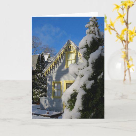 Gingerbrood en Wintersneeuw - Wijntuin van Martha Kaart (Gele Bloem)