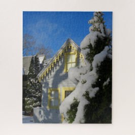 Gingerbrood en Wintersneeuw - Wijntuin van Martha Legpuzzel