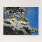 Gingerbrood en Wintersneeuw - Wijntuin van Martha Legpuzzel (Horizontaal)