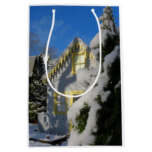 Gingerbrood en Wintersneeuw - Wijntuin van Martha Medium Cadeauzakje (Voorkant)