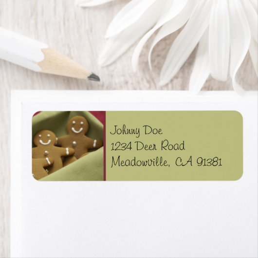 Gingerbrood Etiket voor mannen (Insitu)