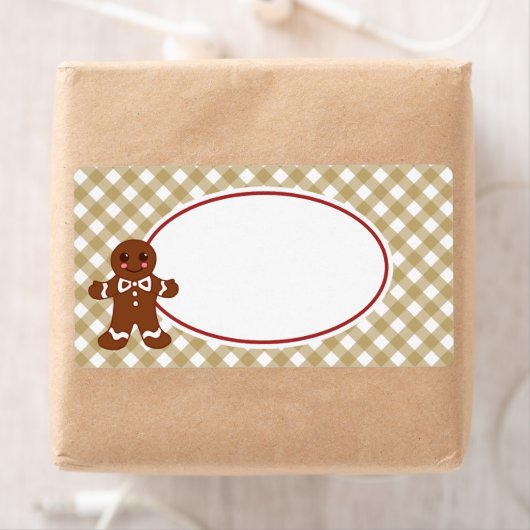 Gingerbrood-etiketten Etiket (Insitu)