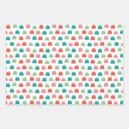 Gingerbrood Eumdrop papier voor verpakkingsdoelein Inpakpapier Vel (Voorkant 3)