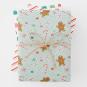 Gingerbrood Eumdrop papier voor verpakkingsdoelein Inpakpapier Vel (In situ)