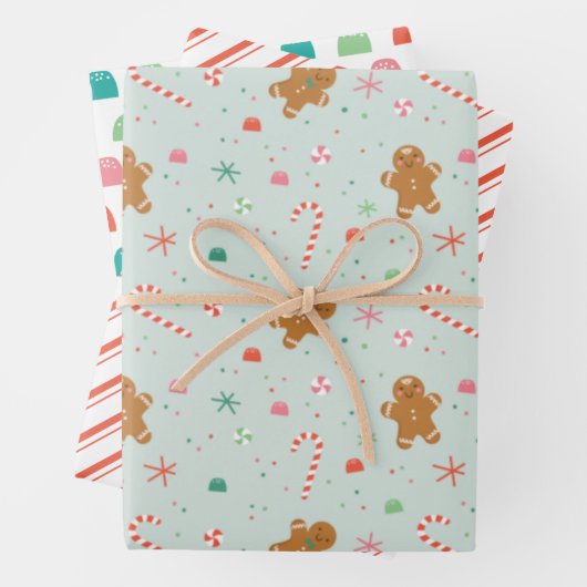 Gingerbrood Eumdrop papier voor verpakkingsdoelein Inpakpapier Vel (In situ)