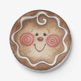 Gingerbrood Face Paper Bord