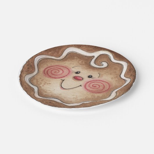 Gingerbrood Face Paper Bord (Gekanteld)