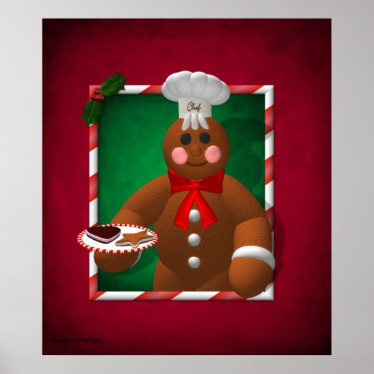 Gingerbrood Familie: Little Baker Poster (Voorkant)