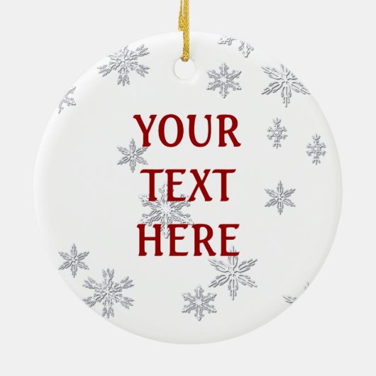 Gingerbrood Familie van drie kerstsieraden Keramisch Ornament (Achterkant)