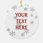 Gingerbrood Familie van Vier kerstversiering Keramisch Ornament (Achterkant)