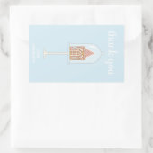 Gingerbrood feest Dank je Stickers (Tas)