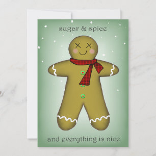 Gingerbrood Feestdagenkaart