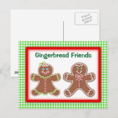 Gingerbrood Friends Briefkaart (Voorkant / Achterkant)