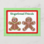 Gingerbrood Friends Briefkaart (Voorkant)