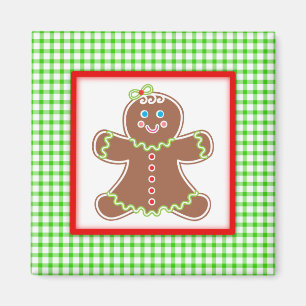 Gingerbrood Friends Girl Magneet