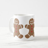 Gingerbrood Friends Persoonlijke kerstMok Koffiemok (Voorkant links)