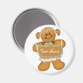 Gingerbrood Fun Magneet (Voorkant / Achterkant)