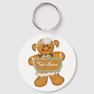 Gingerbrood Fun Sleutelhanger