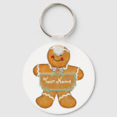 Gingerbrood Fun Sleutelhanger (Voorkant)