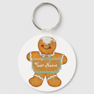 Gingerbrood Fun Sleutelhanger