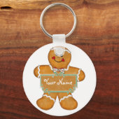 Gingerbrood Fun Sleutelhanger (Voorkant)